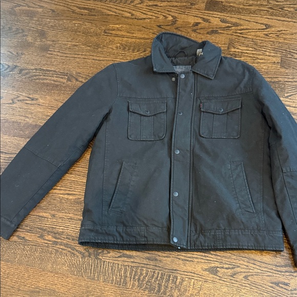 Levi's Men's Classic Black Jacket NEW medium - Picture 2 of 4